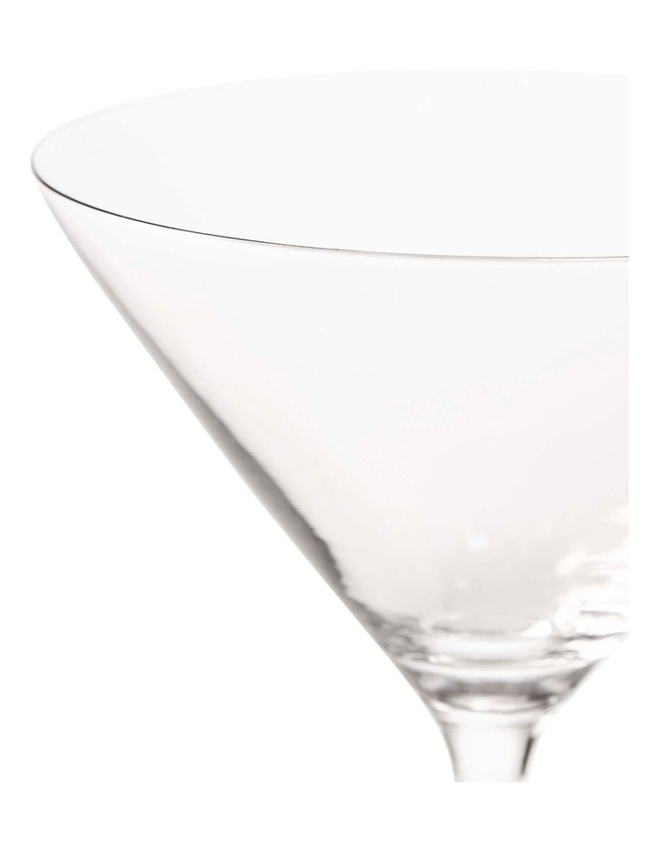 salt&pepper Salut 4 Piece Martini Glass Set 260mL in Clear image 4