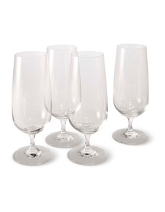 salt&pepper Salut 4 Piece Pilsner Glass Set 400mL in Clear