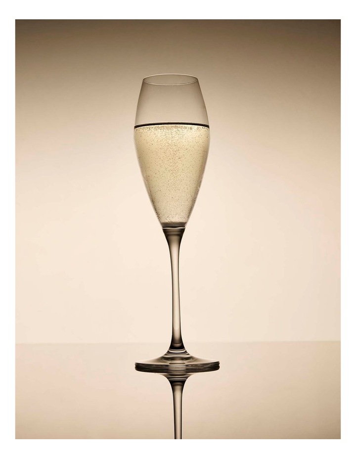 salt&pepper Salut 4 Piece Prosecco Glass Set 270mL in Clear image 5