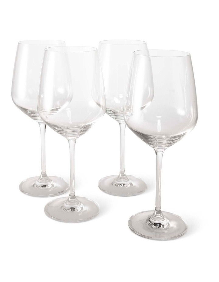 salt&pepper Salut 4 Piece Red Wine Glass Set 600mL in Clear image 1