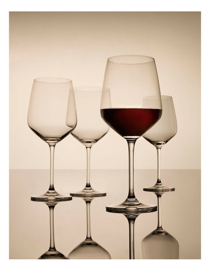 salt&pepper Salut 4 Piece Red Wine Glass Set 600mL in Clear image 2