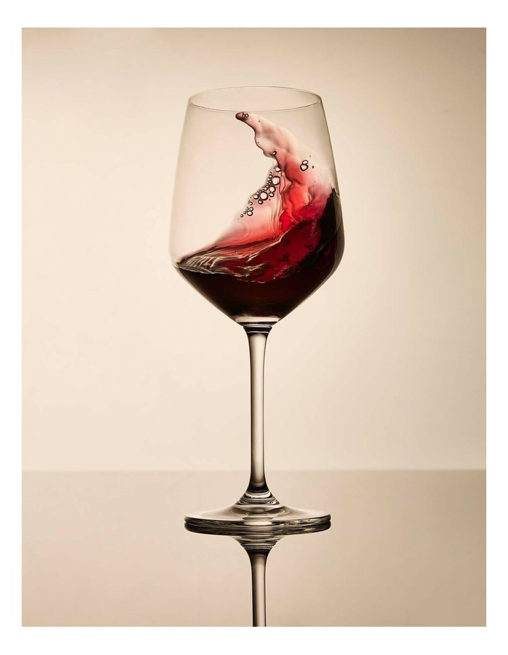 salt&pepper Salut 4 Piece Red Wine Glass Set 600mL in Clear image 6