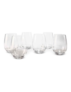 salt&pepper Salut Stemless Wine Glasses 550mL - Set of 6 in Clear