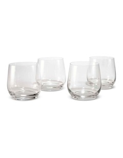 salt&pepper Salut Tumblers 350mL - Set of 4 in Clear