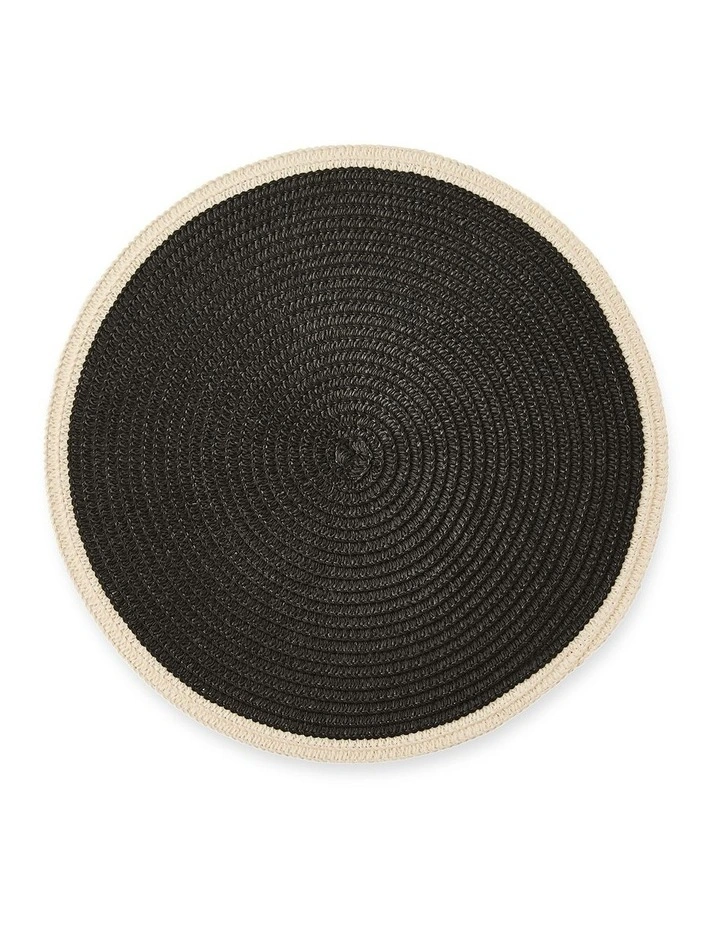 salt&pepper Taylor Square Placemat 38cm Set of 2 in Black image 4