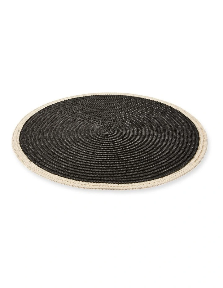 salt&pepper Taylor Square Placemat 38cm Set of 2 in Black image 5