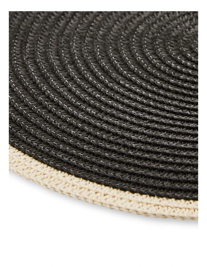 salt&pepper Taylor Square Placemat 38cm Set of 2 in Black image 6