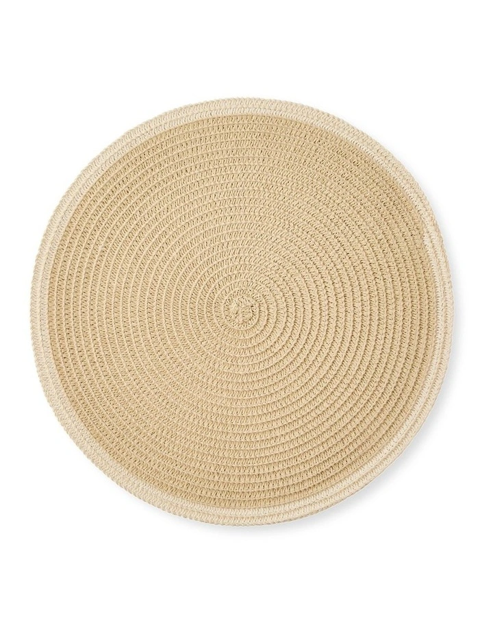 salt&pepper Taylor Square Placemat 38cm Set of 2 in Natural image 5
