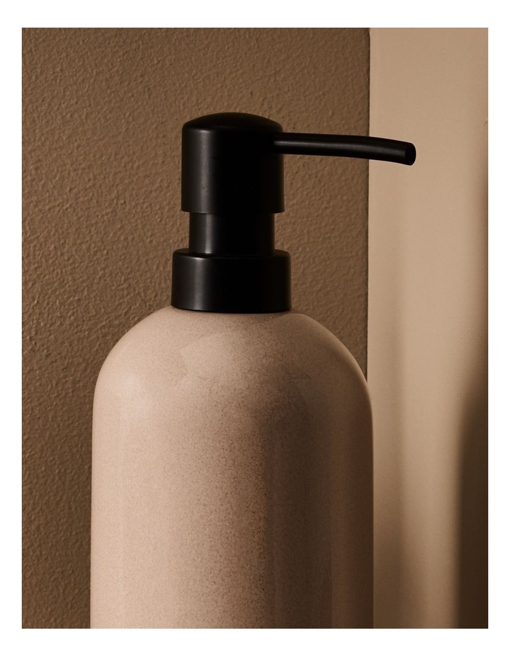 salt&pepper Tide Pump Soap Dispenser 18cm in Mushroom image 6