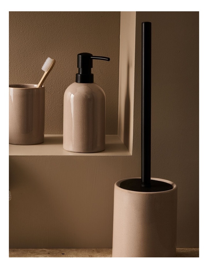 salt&pepper Tide Toilet Brush Holder in Mushroom image 7