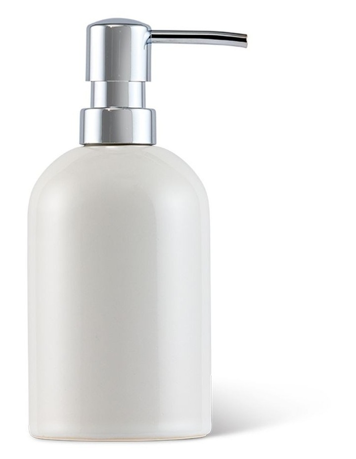salt&pepper Tide Pump Soap Dispenser 18cm in White image 1
