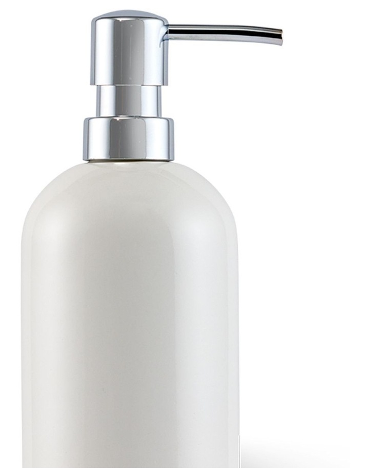 salt&pepper Tide Pump Soap Dispenser 18cm in White image 3