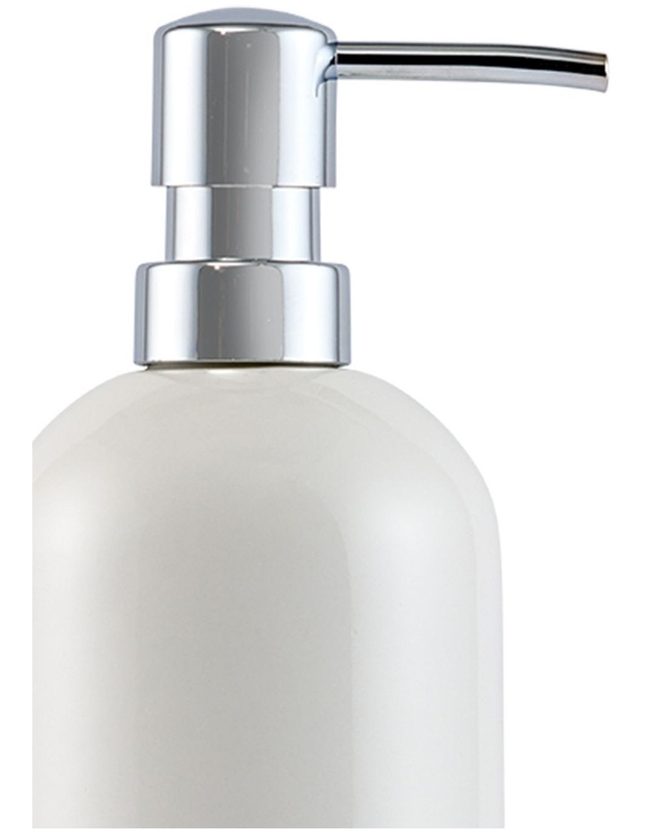 salt&pepper Tide Pump Soap Dispenser 18cm in White image 7