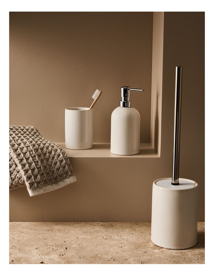 salt&pepper Tide Bathroom Tumbler 10 x 8cm in White image 7
