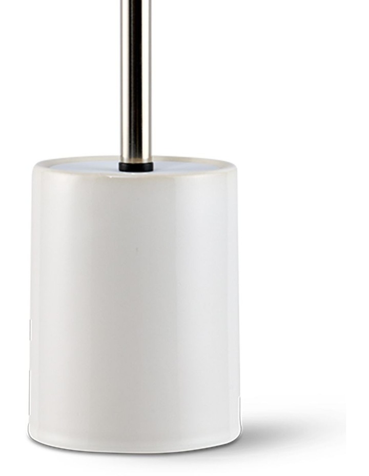salt&pepper Tide Toilet Brush Holder in White image 5