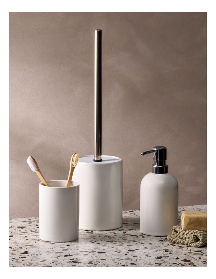 salt&pepper Tide 3 Piece Bathroom Set in White image 2