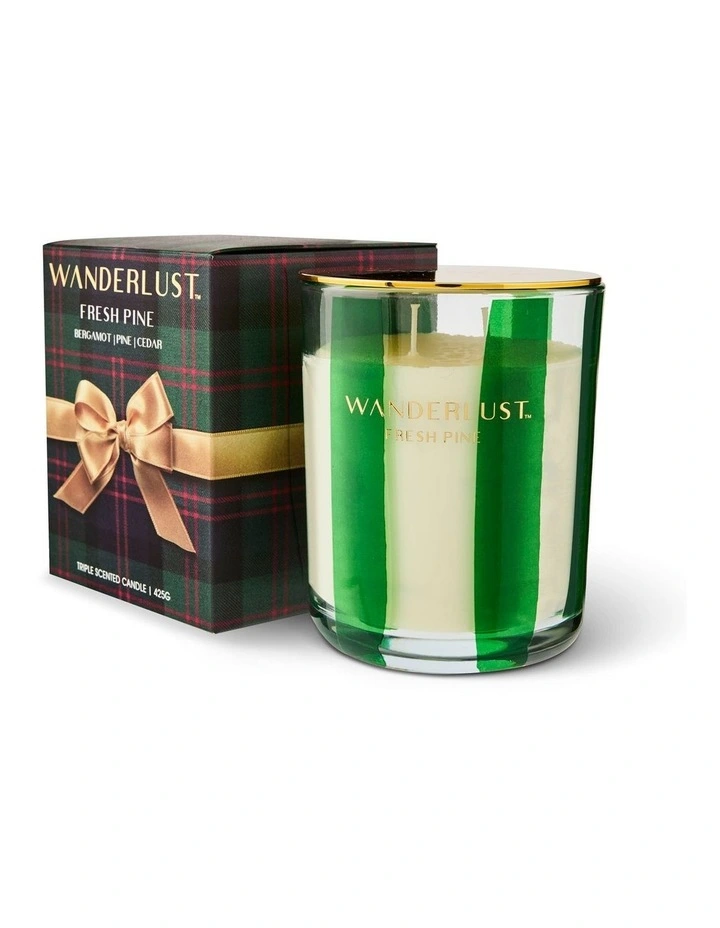 salt&pepper Wanderlust Fresh Pine Candle with Lid 425g image 3