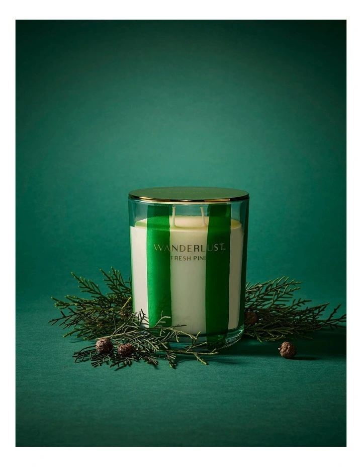salt&pepper Wanderlust Fresh Pine Candle with Lid 425g image 4