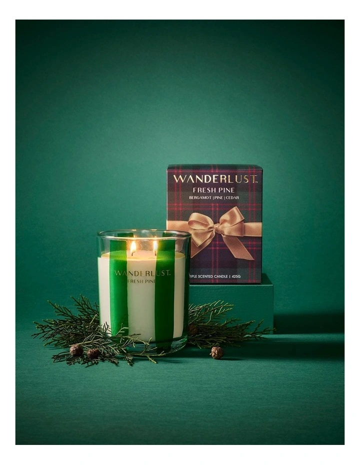 salt&pepper Wanderlust Fresh Pine Candle with Lid 425g image 5