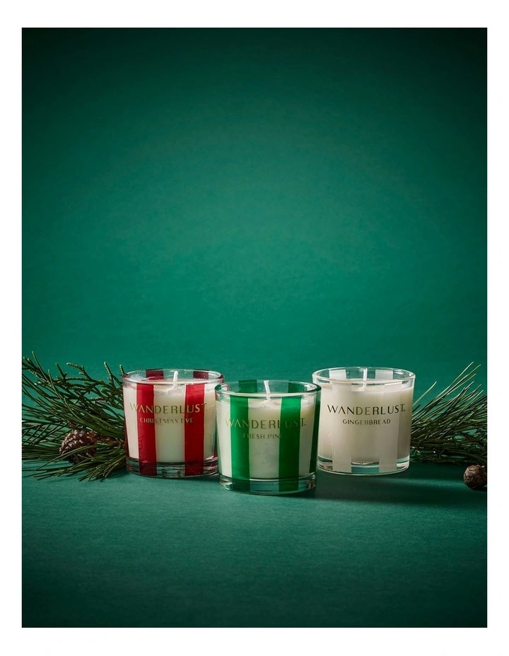 Wanderlust 3 Piece Christmas Candle Set 50g image 4