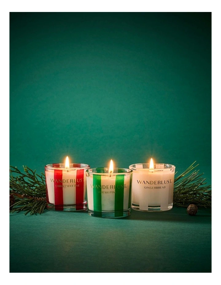 Wanderlust 3 Piece Christmas Candle Set 50g image 5