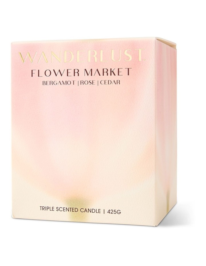 salt&pepper Wanderlust Flower Market Candle with Lid 425g image 2