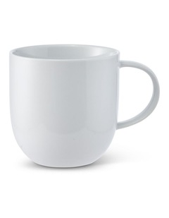 salt&pepper Coupe Mug 380mL in White