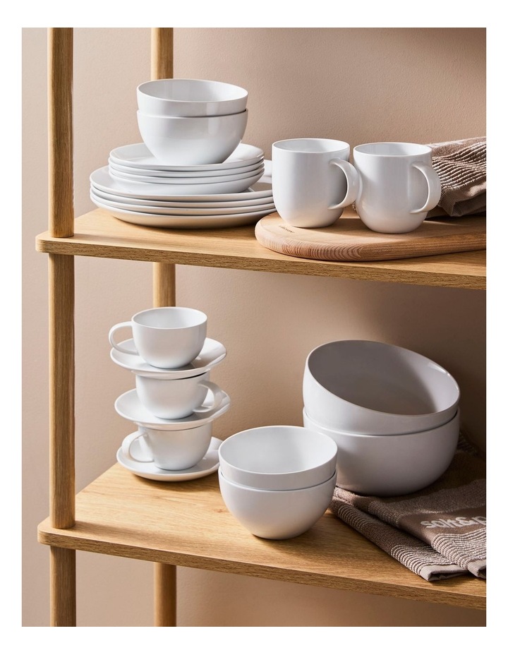 salt&pepper Coupe Mug 380mL in White image 5