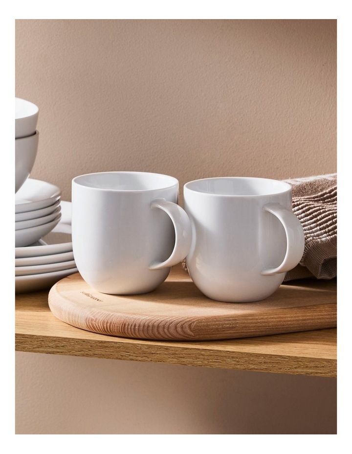 salt&pepper Coupe Mug 380mL in White image 6