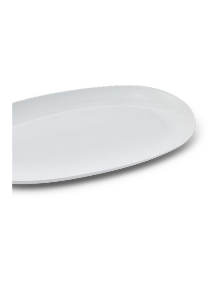 salt&pepper Coupe Oval Platter 38 x 23.5cm in White image 5