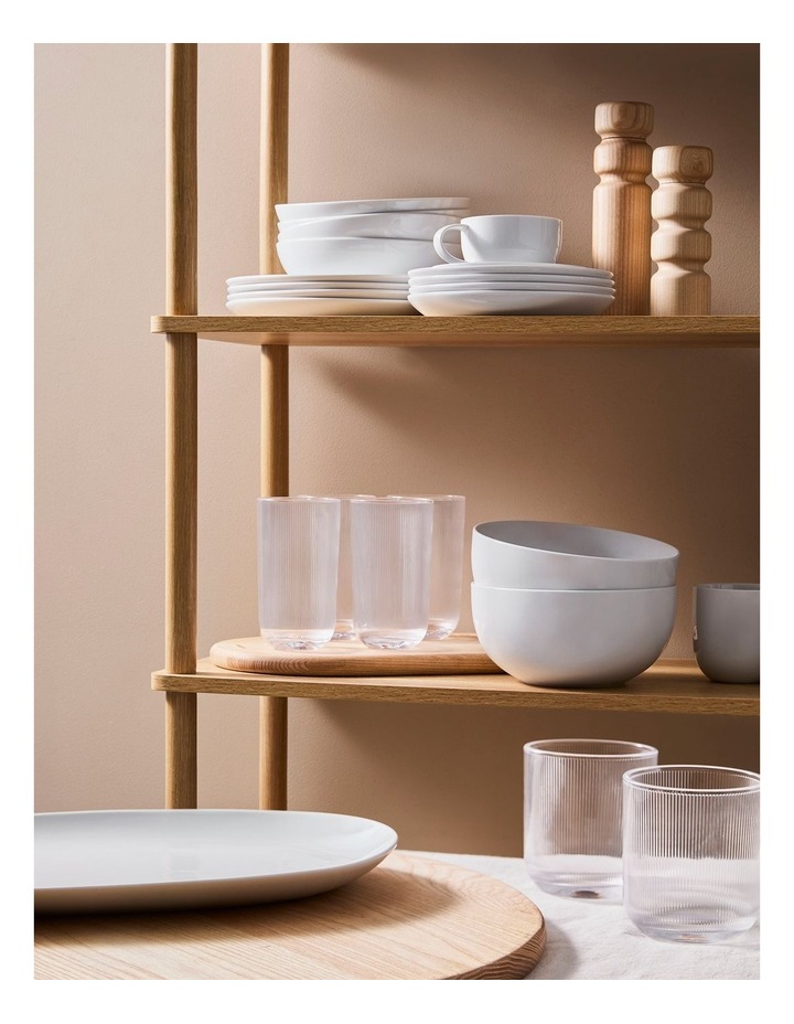 salt&pepper Coupe Oval Platter 38 x 23.5cm in White image 6