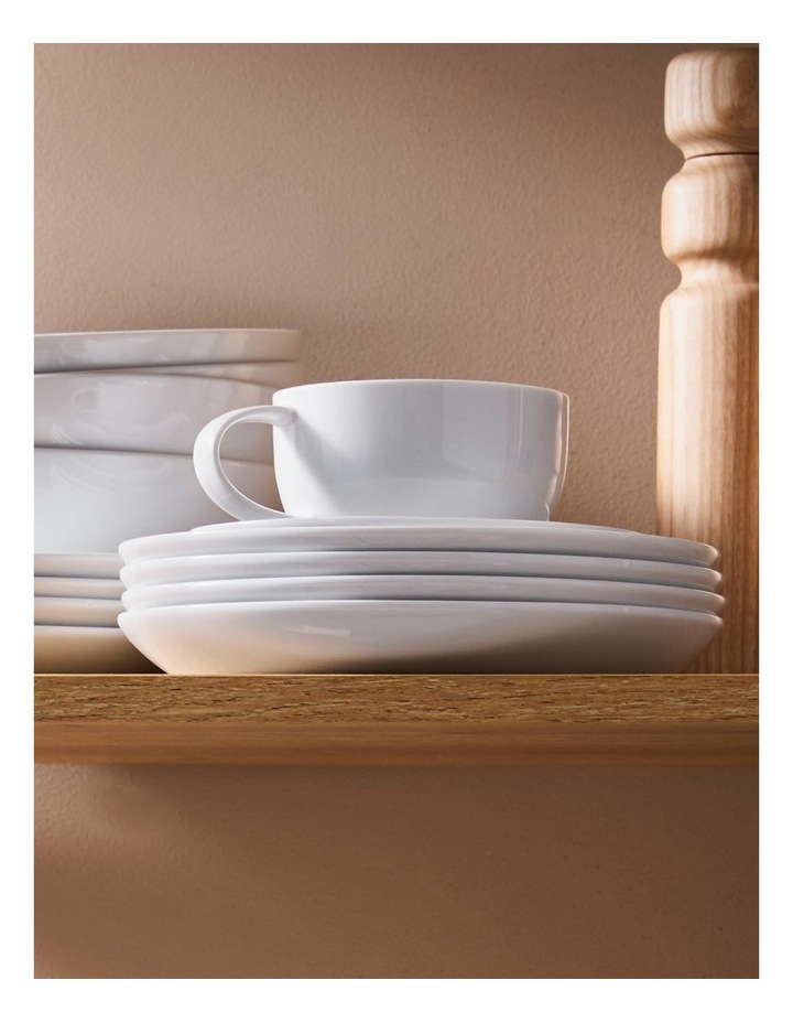 salt&pepper Coupe Teacup & Saucer 250mL in White image 7