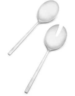 salt&pepper Kai 2 Piece Salad Server Set in Silver Satin