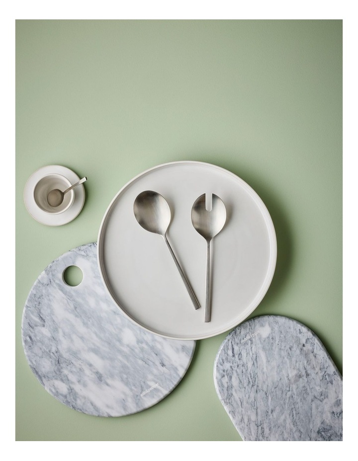 salt&pepper Kai 2 Piece Salad Server Set in Silver Satin image 5