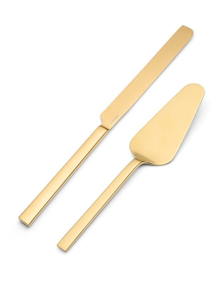 salt&pepper Kai 2 Piece Cake Server Set in Gold image 1