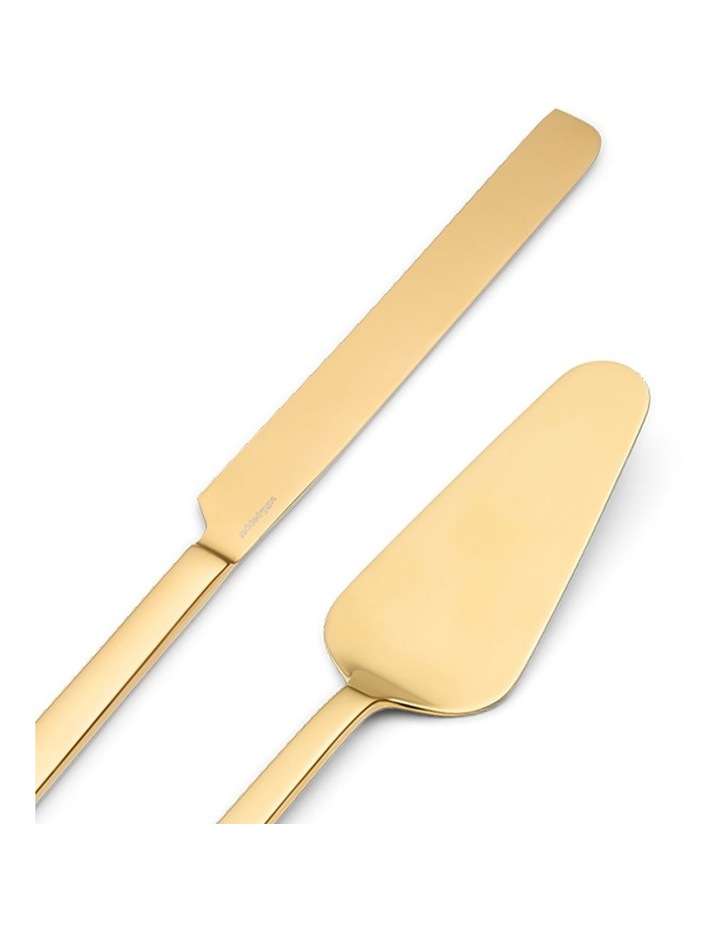 salt&pepper Kai 2 Piece Cake Server Set in Gold image 3
