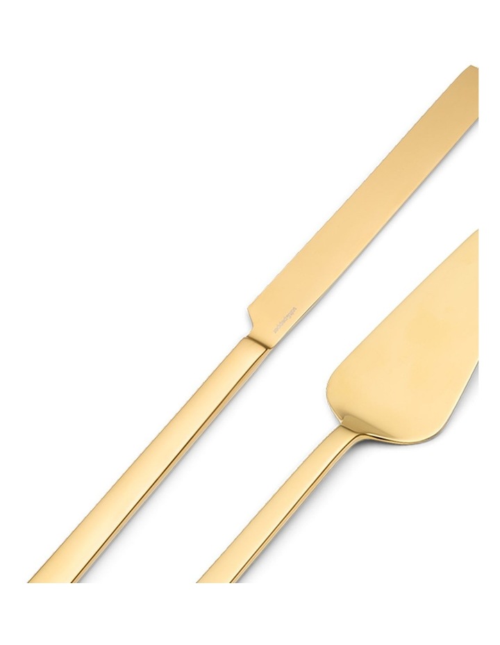 salt&pepper Kai 2 Piece Cake Server Set in Gold image 4