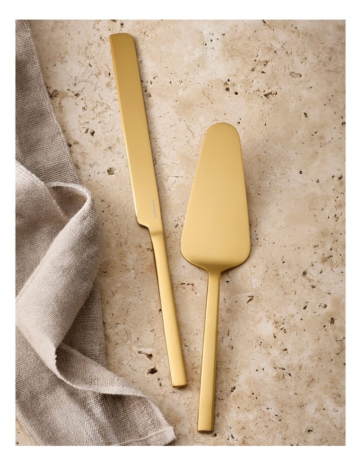 salt&pepper Kai 2 Piece Cake Server Set in Gold image 6