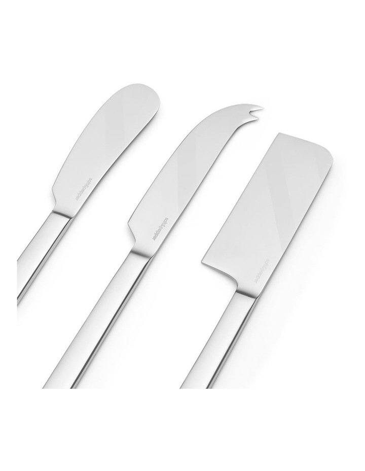 salt&pepper Kai 3 Piece Cheese Knife Set in Silver Polish image 4