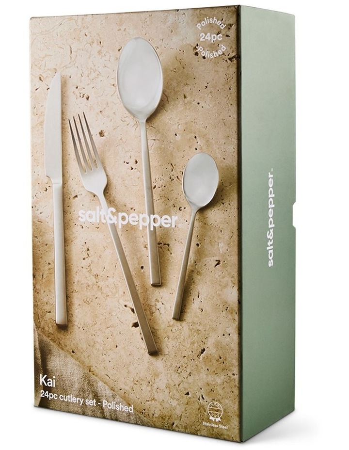 salt&pepper Kai 24 Piece Cutlery Set in Silver Polish image 5