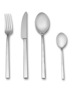 salt&pepper Kai 24 Piece Cutlery Set in Silver Satin