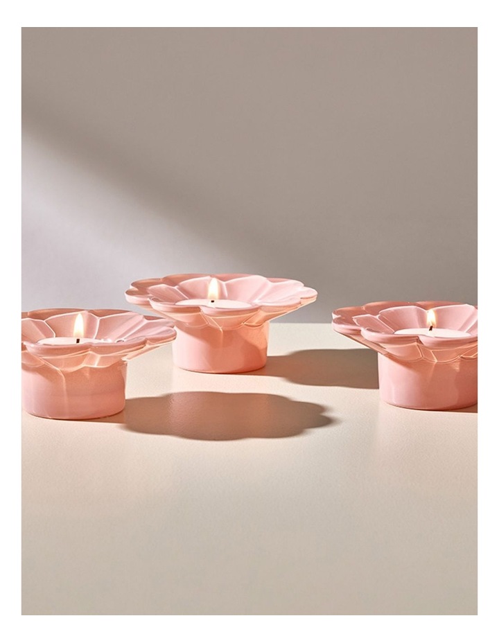 salt&pepper Leif 3 Piece Candle Set in Rose Dust image 2