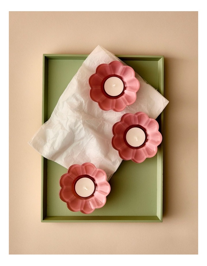 salt&pepper Leif 3 Piece Candle Set in Rose Dust image 7