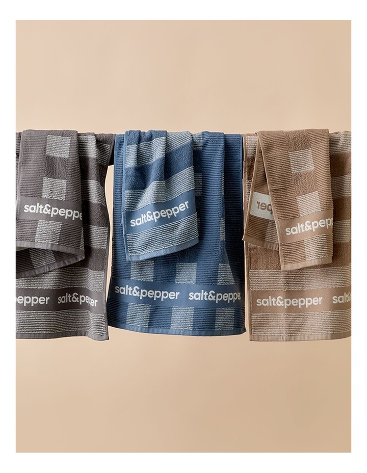 salt&pepper Logo 2 Piece Tea Towel Set in Charcoal image 5