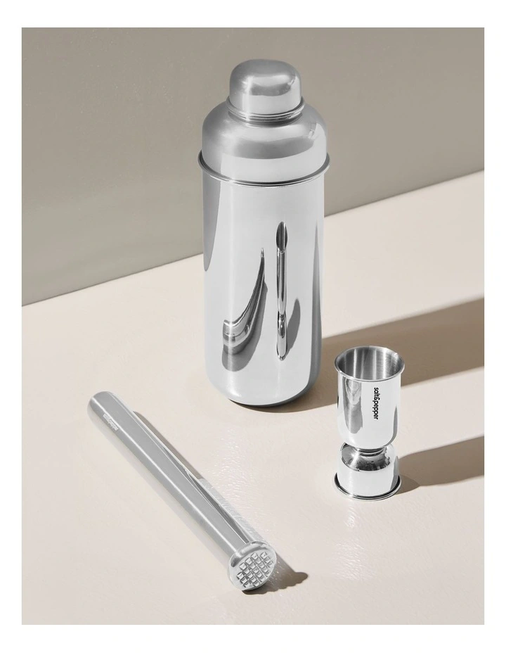 salt&pepper Lume 3 Piece Cocktail Shaker Set image 2