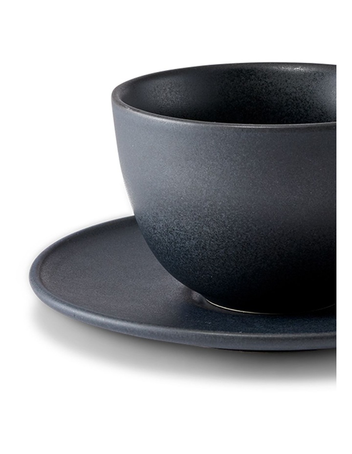 salt&pepper Milan Teacup & Saucer 280mL in Charcoal image 6