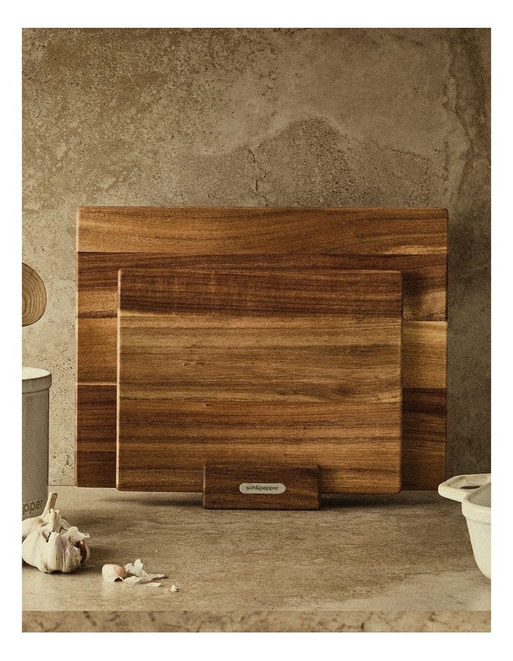 salt&pepper Noa 3 Piece Chopping Board Set with Stand image 2
