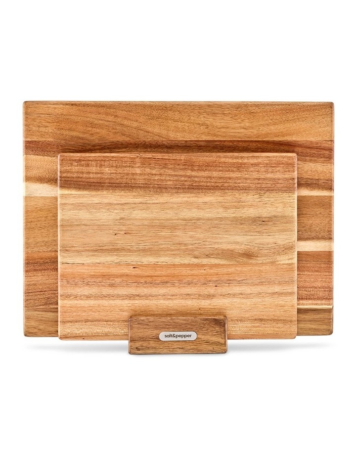 salt&pepper Noa 3 Piece Chopping Board Set with Stand image 3