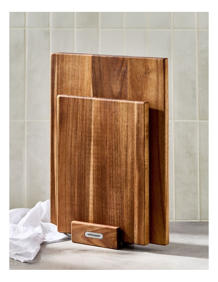 salt&pepper Noa 3 Piece Chopping Board Set with Stand image 5