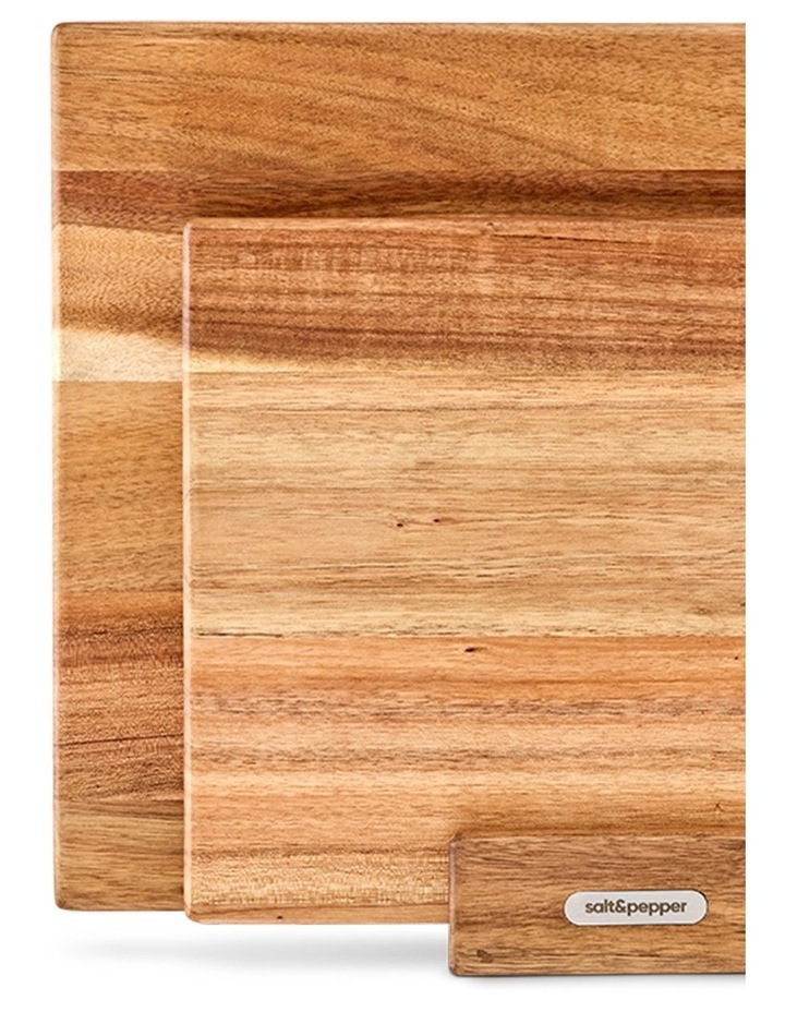 salt&pepper Noa 3 Piece Chopping Board Set with Stand image 6